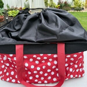 Thirty-One Gifts - Large Utility Tote Covers (2) - Cinch-top and Clear